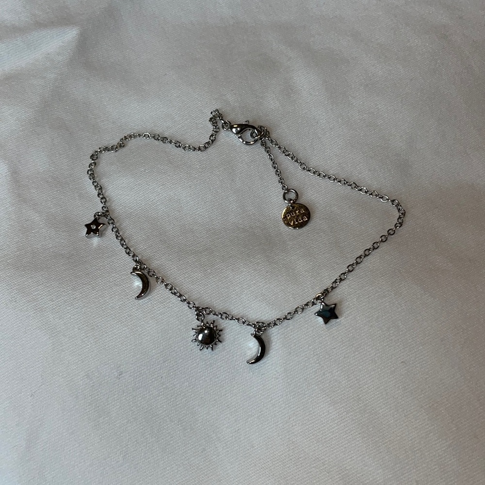 Pura Vida Silver Sky Anklet